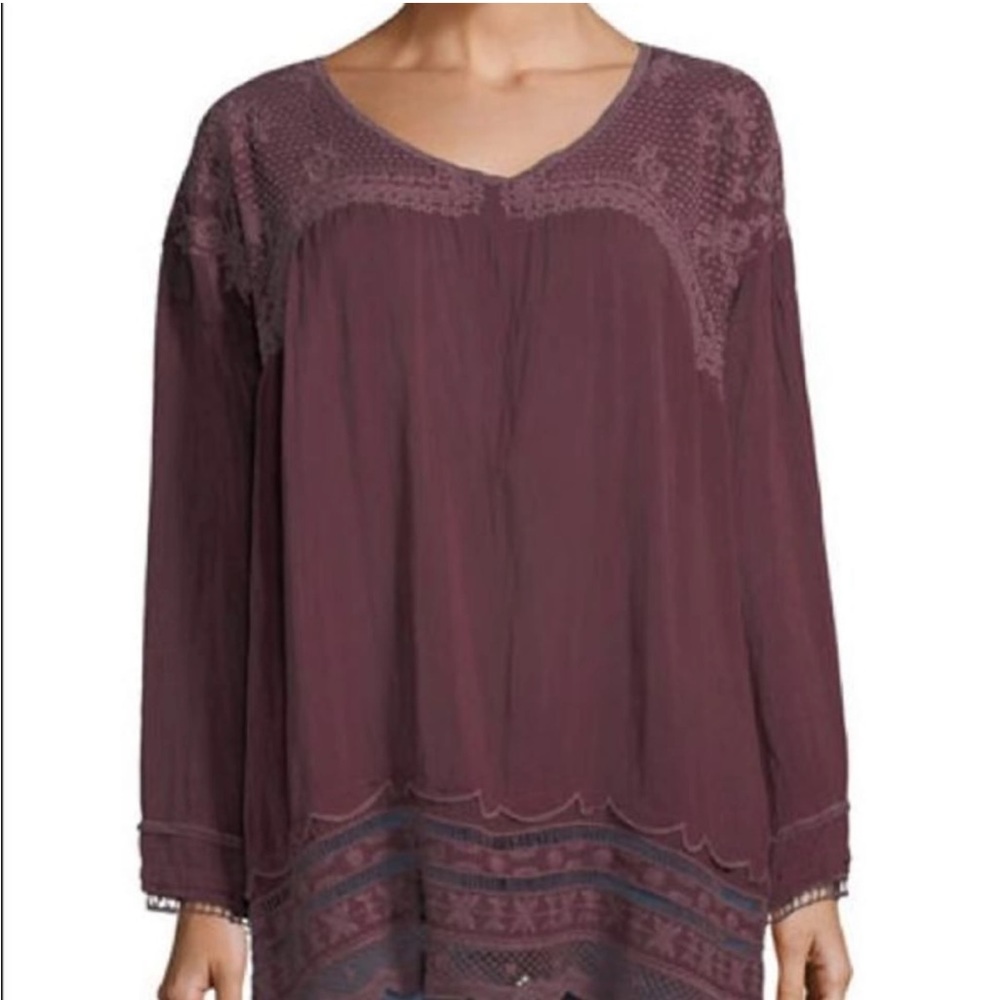 Johnny Was Rose Eyelet Lace Tunic Size
Small C29‎